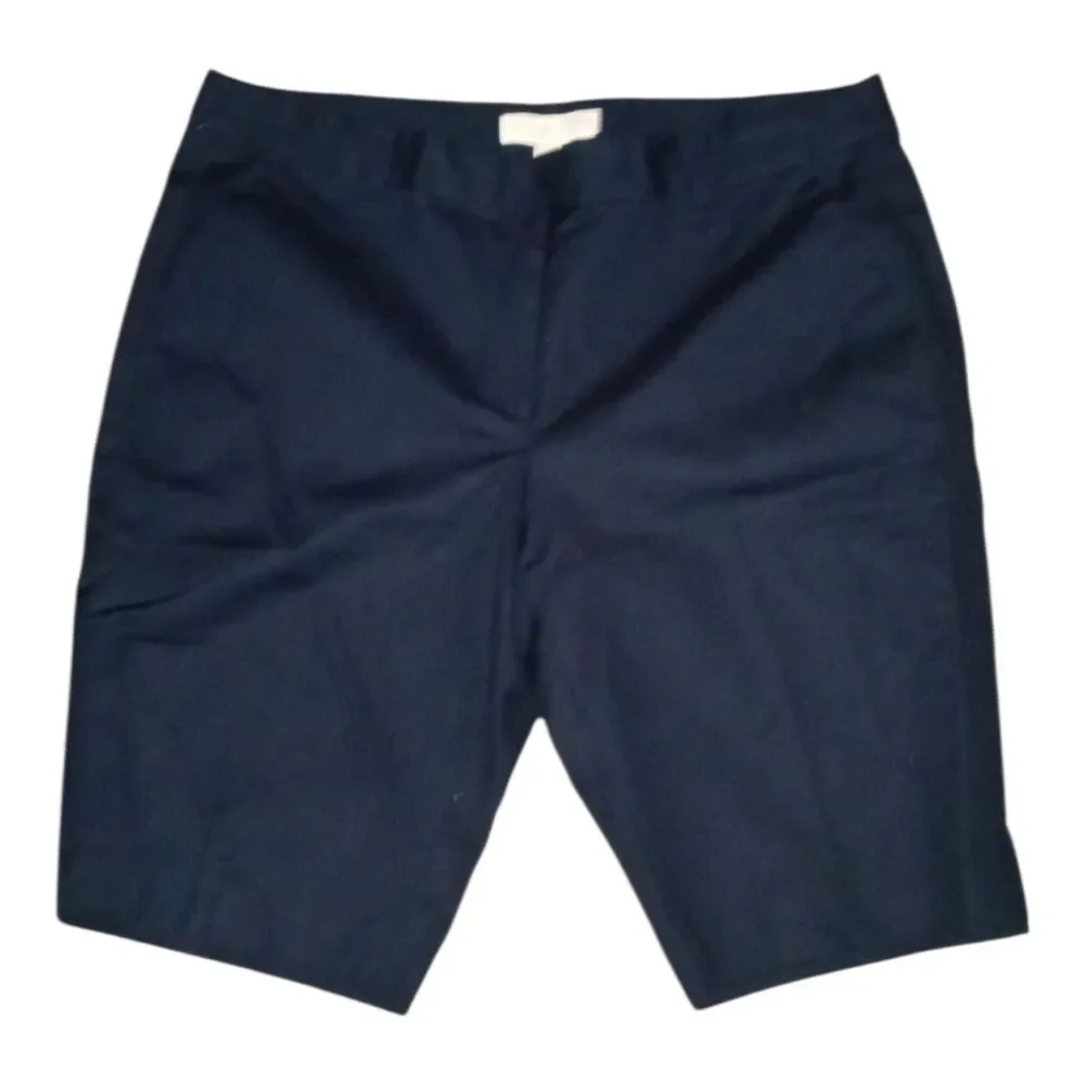 New Michael Kors Navy Blue Shorts 12